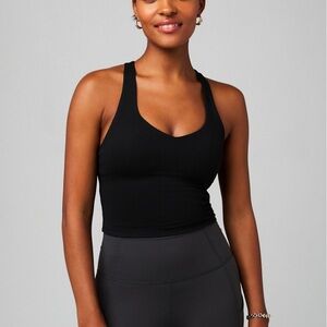 Fabletics Anywhere Cropped Built-in Bra Tank - NWT!